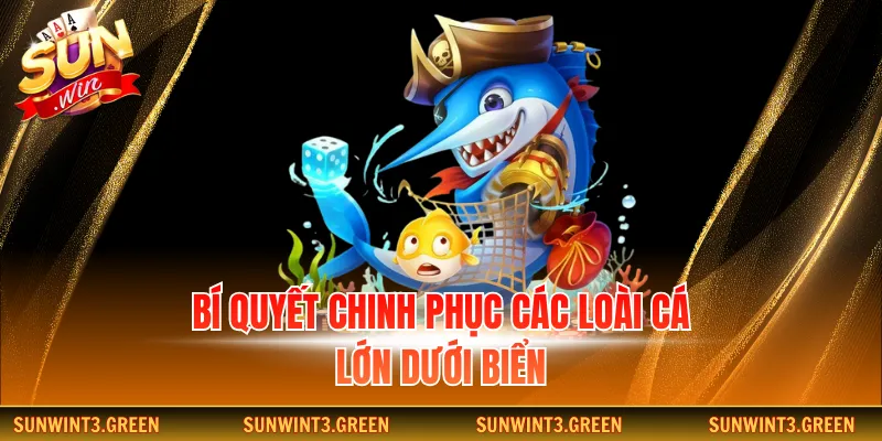 Bí quyết chinh phục các loài cá lớn dưới biển